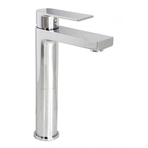 Adrian Style Polished Chrome Solid Brass Single Hole Lever Bathroom Vanity Lavatory Faucet